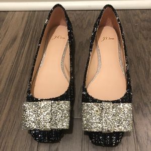 J. Crew Sally Ballet in Tweed Size:10